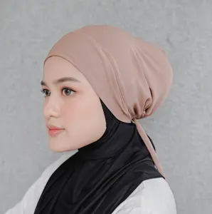 RIFANYHIJAB Ciput Tali Basic Wanita Jilbab Arab Kerudung