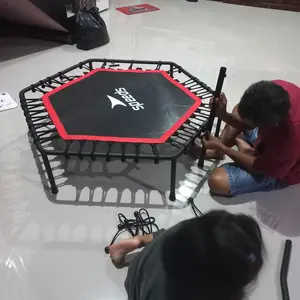 SPEEDS Trampoline Dewasa Trampolin Anak Dengan Handle Mainan Anak Lompat Fitness Jump 067-14
