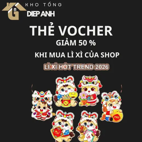 {KHÔNG ĐÓNG KÈM} THẺ VOCHER TỰ ĐỘNG KHI MUA CÂY LAU NHÀ CỦA SHOP