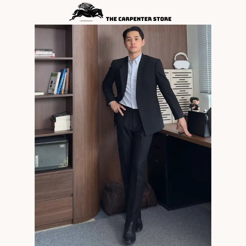 [ DEAL MỞ BÁN ] Quần âu nam Cao Cấp The Carpenter, Gấp 1 ly Chất vải chéo 81 dày dặn, co dãn, Chống nhăn Form ống Đứng trẻ trung, thanh Lịch | BigBuy360 - bigbuy360.vn