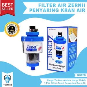 Filter Air Zernii Penyaring Penjernih Kran Air Menggunakan Karbon dan Kapas untuk Keran