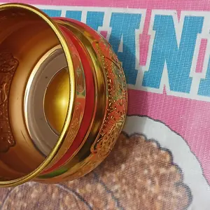 3.5/5inch Hiolo Tempat Hio Emas Kuningan / Hio Dupa Kuningan / Hiolo Tempat Dupa Hio Emas ( zhou chai jing bou) Besi