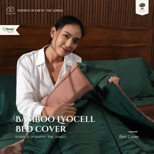 TextileHaven - Bamboo Lyocell 80s Bed Cover Only Essence of Earth : The Jungle Vol. 1