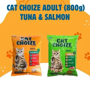 PAKET 2 PCS  CAT CHOIZE ADULT Dry food 800g makanan kering kucing dewasa pet shop