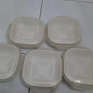 KOTAK PENYIMPANAN MAKANAN DENGAN SARINGAN FOOD STORAGE BAHAN BERKUALITAS ANTI PANAS DAN DINGIN