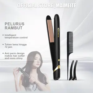 MAIMEITE Catokan Rambut Hair Straightener catokan curly catok 2 in 1 Hair Straightener Pemanasan Cepat Dalam 10 Detik