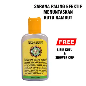 Obat Kutu Rambut Anak dan Dewasa  Bonus Sisir Kutu Haircare