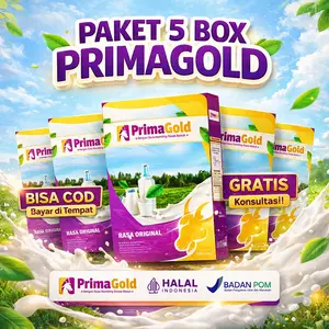 5 BOX PRIMAGOLD SUSU BUBUK ETAWA ORIGINAL