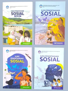 BUKU HET ILMU PENGETAHUAN SOSIAL / IPS SISWA kelas 7 8 9 SMP/MTs KURIKULUM MERDEKA lama dan revisi