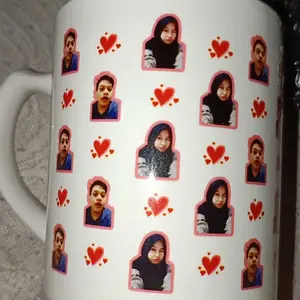GELAS MUG CUSTOM WAJAH MUKA AESTHETIC / CUSTOM MUG / CETAK MUG TANPA MINIMAL ORDER LANGSUNG JADI