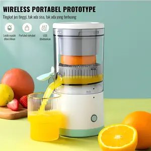 Citrus Blender Mini Juicer Portable Alat Peras Buah Otomatis Multifungsi USB Listrik 360ml untuk Jeruk Lemon Hemat Waktu Tenaga - Tanpa Kabel