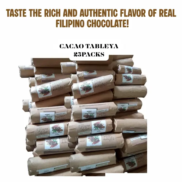 DEMARS Cacao Tableya 25 Packs - 2.5 Kilos or 25 Packs (each pack approx ...