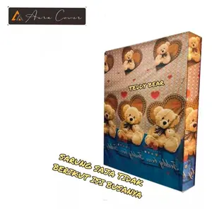 Sarung kasur Busa Resleting Tebal 20cm - Cover atau Seprai Resleting L panjang - Panda, 200 200 20