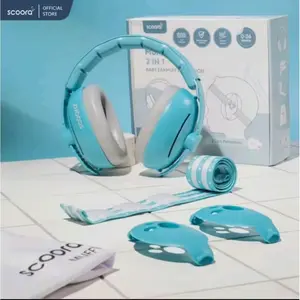 Scoora Muffy Eafmuff Penutup Telinga Bayi Travelling Penutup Kuping 2 in 1 dengan Perlindungan Optimal Baby