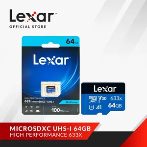 Lexar Microsd 64GB 100MB/s High Performance 633x MicroSDHC UHS-I A1