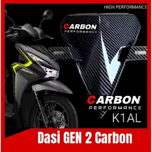 DASI BEAT GEN 2 2025-2026 CARBON MODEL PLAT - dasi Beat delux gen 2 carbon hitam dan forged