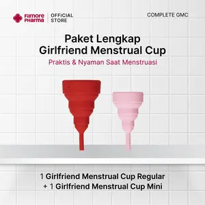 FILMORE Girlfriend Menstrual Cup Duo Bundle | Untuk Perempuan Asia dan Pemula | German WACKER Silicone Wanita