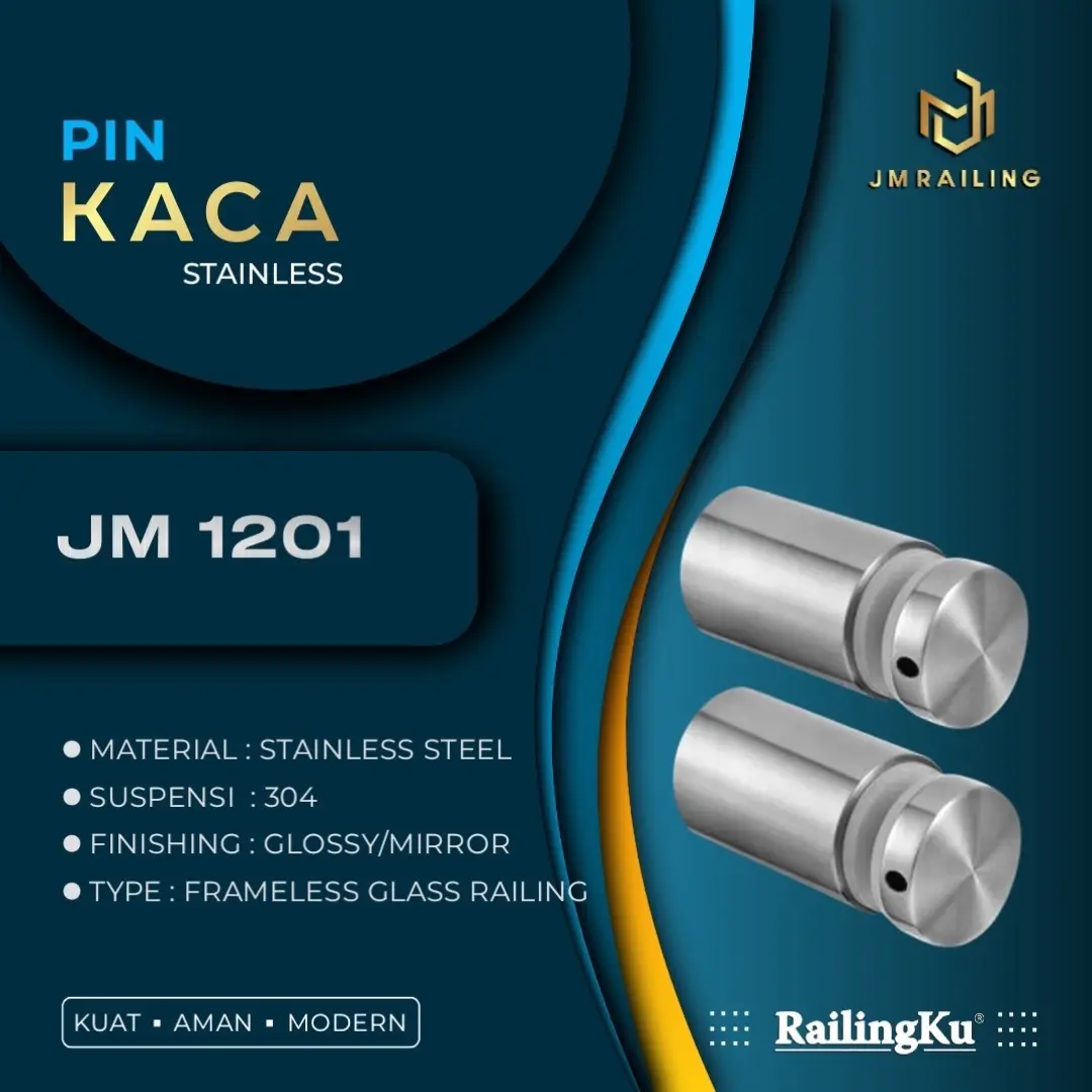 Pin Kaca Stainless JM 1201 - Shop | Tokopedia