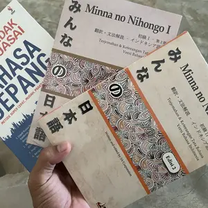 Paket 3 Buku Minna No Nihongo 1&2 | Otodidak Kuasai Bahasa Jepang BIRU