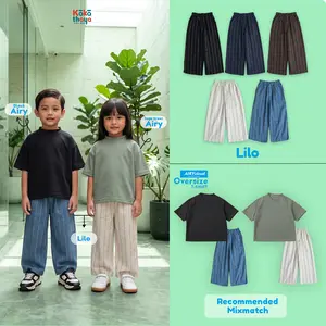 KAKATHAYA Lilo - Celana Panjang Skena Anak Laki-laki Celana Panjang Anak Perempuan 1-8 Tahun