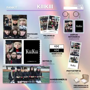 HOLOGRAM FANKIT KIIIKIII DELULU PACK 14 ITEM KPOP UNOFFICIAL IDOL SUI HAUM LEESOL JIYU KYA