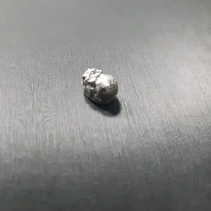 Natural Crystal Aletai Meteorite Spacer Silver