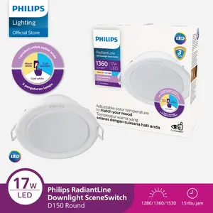 Philips Lampu RadiantLine Downlight SceneSwitch 17W D150 3 Warna