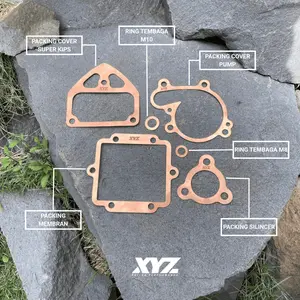 XYZ PACKING GASKET KAWASAKI NINJA YAMAHA F1ZR SUZUKI SATRIA 2TAK BAHAN TEMBAGA
