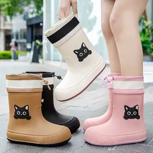 Sepatu Sawah Wanita Rain Boots Proyek Kerja Anti Air Karet 47