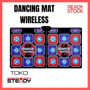 Double Dancing Mat Wireless TV Wireless Dancing Pad for 2 people Karpet Step Dance Mat DDR Wireless Double