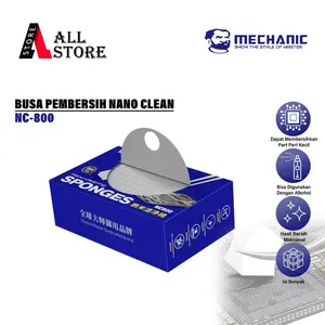 Mechanic NC 800 Nano Clean Sponges Original - Busa Pembersih Untuk IC Motherboard Elektronik - Busa Pembersih Elektronik - Busa Untuk Pembersih Komponen Part Part Handphone Elektronik - Spon Pembersih Part Komponen  Elektronik
