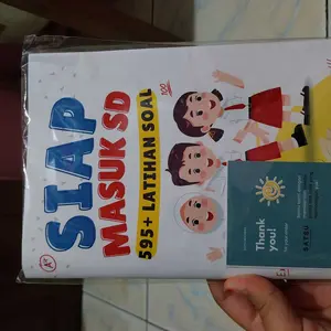 60 Halaman Buku Siap Masuk SD Media Belajar Anak 5-7 Tahun / Buku Latihan Soal Anak Siap Masuk SD Isi 595+ Soal / Buku Edukasi Anak / Buku Anak TK dan PAUD FREE BOOKS COVER TEBAL