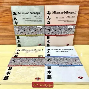 Minna no nihongo I&II jepang dan terjamahan bahasa indonesia (Ukuran B5-A4 jumbo)