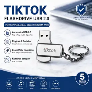 001-2700 Pendrive USB Flash Drive Casing Logam Tahan Lama, Mendukung OTG, Penyimpanan Praktis Flashdisk