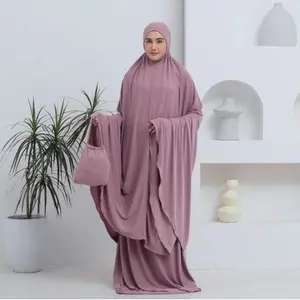 BEST SELLER Mukena Dewasa Khadijah Penutup Dagu Jersey Premium Mukenah Jumbo Wanita Muslim
