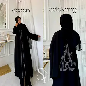 ABAYA FATIMAH // BAJU ABAYA DUBAI // GAMIS TERBARU // ABAYA MESIR //  BAJU WANITA BUSUI // OUTER GAMIS // ABAYA HITAM // ABAYA KALIGRAFI // ABAYA TULISAN ARAB //ABAYA KHADIJAH
