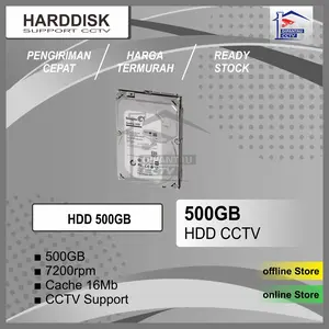 Hard Disk Support CCTV 500 GB Seagate HDD Eksternal Penyimpanan Video Garansi 1 Tahun