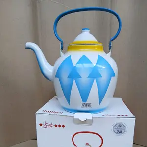 TEKO ARABIAN 4LITER Enamel Teapot Perfect untuk Wadah Kopi Teh Susu Kapasitas 4 Liter Bisa Dipakai di Kompor Langsung Motif Unik
