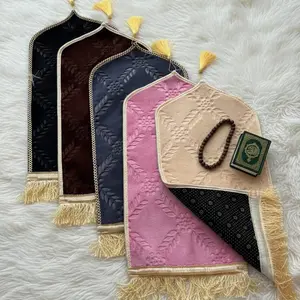 SAJADAH KUBAH ANAK NEW MOTIF PADI RAWIS HALUS, SAJADAH KUBAH MINI UK 60 X 30 CM,