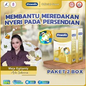 PAKET 2 BOX SUSU ETAWALIN ORIGINAL I 200 GRAM | BPOM | AKUN RESMI ETAWALIN ORIGINAL [ minuman berkhasiat terbuat dari susu kambing etawa yang dipadukan dengan bahan rempah pilihan] Dairy Milk Bubuk