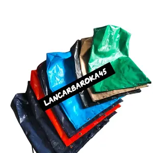 karung kurir pakai lobang kancing bawah nya mudel kotak P65 L20 T85 dari bahan terpal Korea kualitas terjamin