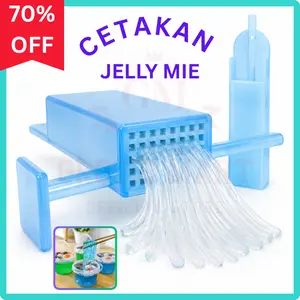 Cetakan Jelly Mie Noodle Jelly Mold Cetakan Pembuat Jelly Mie Agar Bentuk Mie Tokoroten Tokris Set Kitchenware