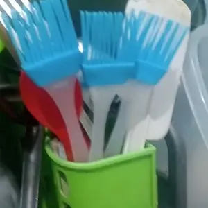 3pcs Kuas Mentega Silikon Kuas Oles Minyak Barbeque Anti Panas Kuas Roti Baking Brush
