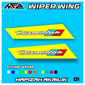 variasi wiper wing mobil pick up grandmax,l300,carry.traga,kijang,panther banyak pilihan warna kode01
