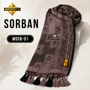 Sorban Umroh Haji - Kain Surban Perlengkapan Umroh Imamah Selendang