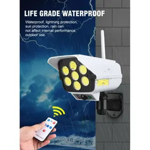 Lampu Solar Sensor Tenaga Surya 77 LED Lampu Model CCTV IP65 Waterproof