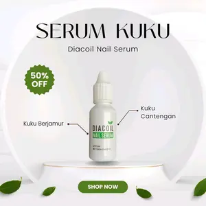 DIACOILSERUM - OBAT JAMUR KUKU PENGHILANG DAN PENUMBUH KUKU CANTENGAN/RUSAK/BERNANAH/PATAH DAN KUNING AMPUH HERBAL ALAMI COD