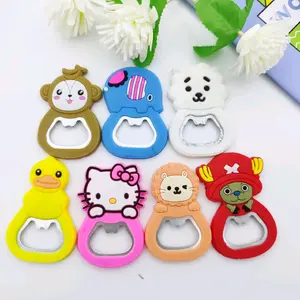 NANA PEMBUKA BOTOL MAGNET ALAT BUKA BOTOL ANIMAL KAWAII LUCU OPENER PEMBUKA BOTOL Bahan Plastik Steel Desain Unik Menarik dan Nyaman