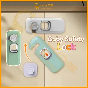 LAKOE Safety Lock Pengaman Laci Anak/Pengaman Laci Lemari Bayi Kunci Kulkas Safety lock Anak-Anak
