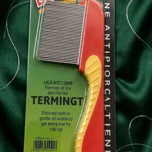 Termingt Lice-Nit Comb untuk Menghapus Kutu dan Bulu dengan Gigi yang Lembut dan Halus